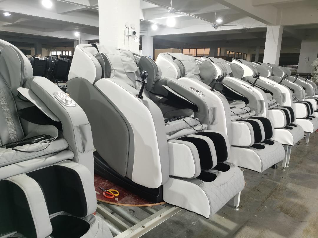 Massagesessel Grau iRelax **Platinum**